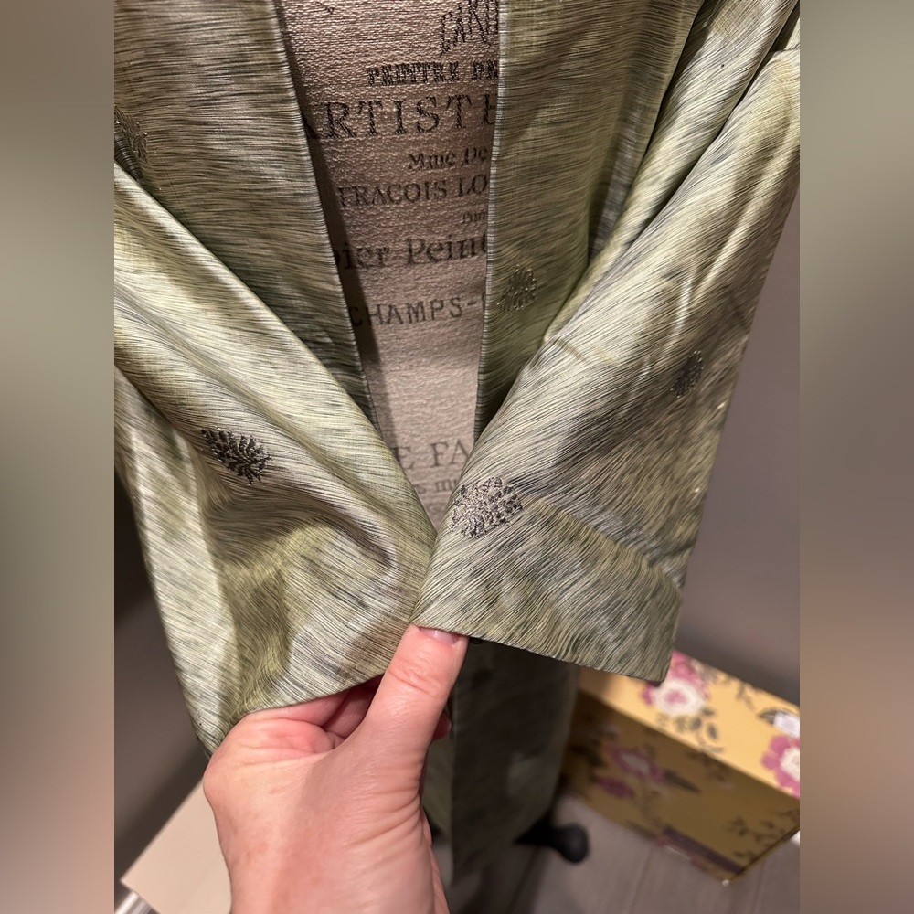 ONE OF A KIND SILK DUSTER!!! - Picture 9 of 13